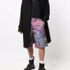 Msgm T-shirt Nero Uomo Stampa Micro Logo