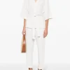P.a.r.o.s.h. Pantalone Bianco Donna crop Pany