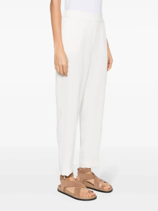 P.a.r.o.s.h. Pantalone Bianco Donna crop Pany
