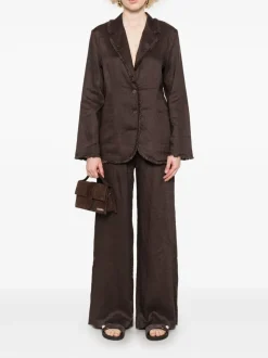 P.a.r.o.s.h. Pantalone Marrone Donna