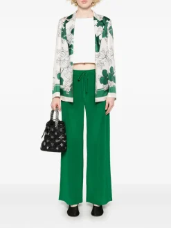 P.a.r.o.s.h. Pantalone Verde Donna