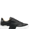 Philipp Plein Uomo Scarpa Nero Banda Logo