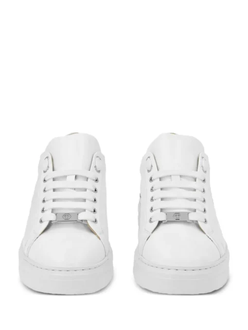 Philipp Plein Uomo Scarpa Bianco Lo-Top