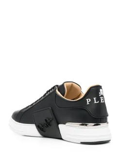 Philipp Plein Uomo Scarpa Nero Banda Logo