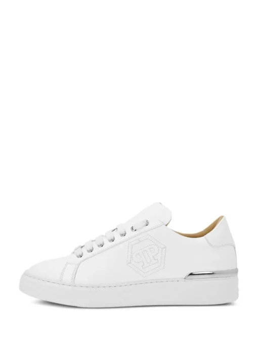 Philipp Plein Uomo Scarpa Bianco Lo-Top