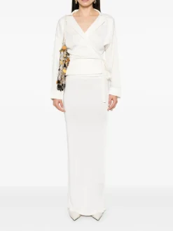 Philosophy Di Lorenzo Serafini Camicia Beige Donna