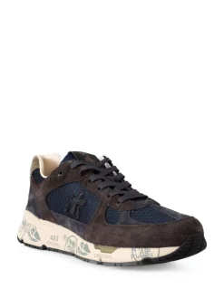 Premiata Scarpa Blu-Marrone Uomo Mase