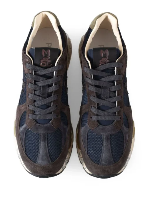 Premiata Scarpa Blu-Marrone Uomo Mase