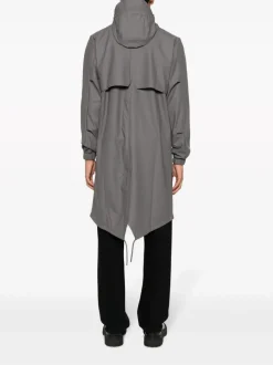 Rains Giubbotto Grigio Uomo Fishtail