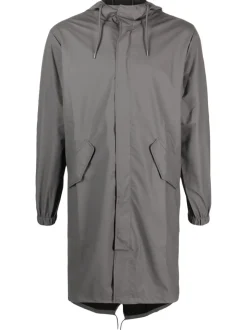 Rains Giubbotto Grigio Uomo Fishtail