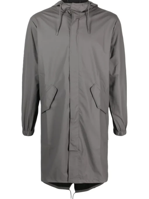 Rains Giubbotto Grigio Uomo Fishtail