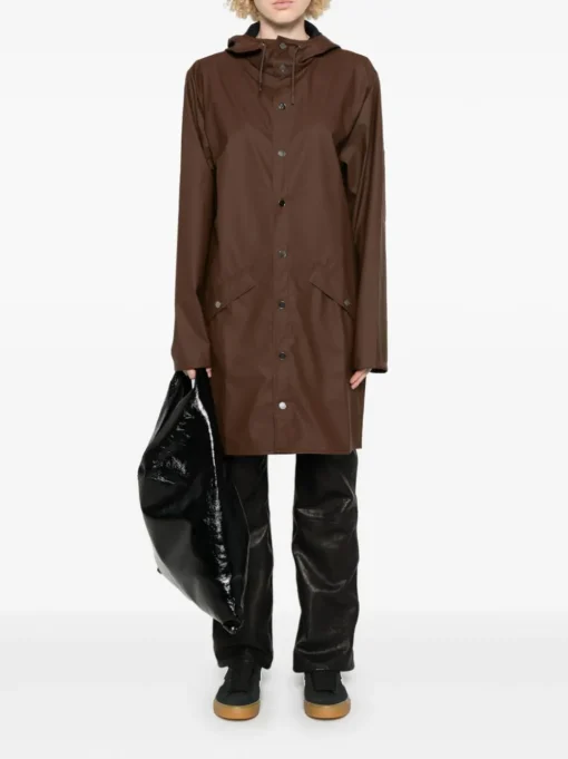 Rains Giubbotto Marrone Uomo Impermeabile