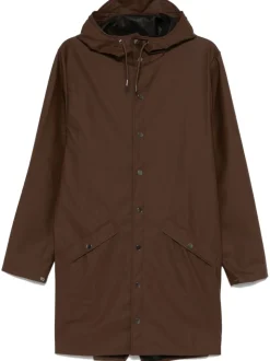 Rains Giubbotto Marrone Uomo Impermeabile