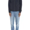 Rrd Felpa Blu Uomo collo alto