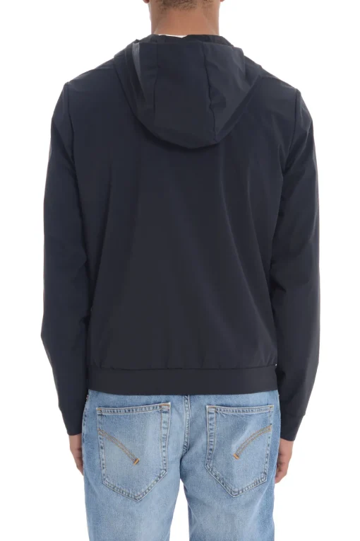 Rrd Giubbotto Blu Uomo con cappuccio