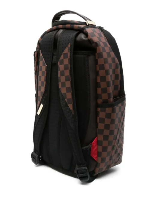 Sprayground Zaino Marrone Uomo Scacchi