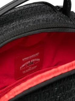 Sprayground Zaino Nero Uomo Bocca Dentata