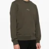 Stone Island Felpa Verde Uomo Maxi Logo Posteriore