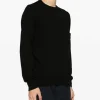 Stone Island Maglia Nero Uomo Patch Logo Compass