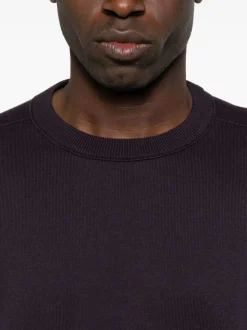 Stone Island Maglia Viola Uomo Patch Logo Compass