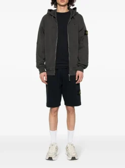 Stone Island Short Blu Uomo Patch Compass