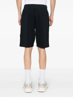 Stone Island Short Blu Uomo Patch Compass