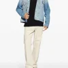 Stone Island T-shirt Nero Uomo Logo Compass Posteriore