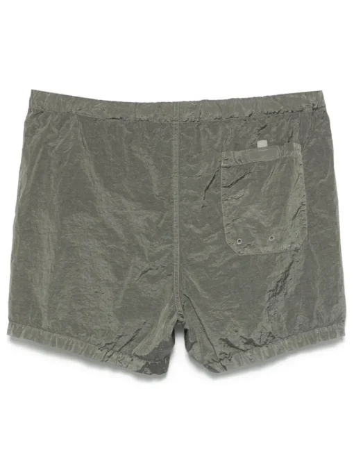 Stone Island Uomo Boxer Verde Corto