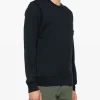 Stone Island Uomo Felpa Blu Patch Compass