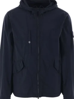 Stone Island Uomo Giubbotto Blu Parka