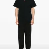 Stone Island Uomo T-shirt Nero Micro Logo