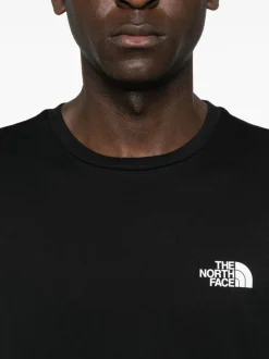The North Face Uomo T-shirt Nero Stampa Logo