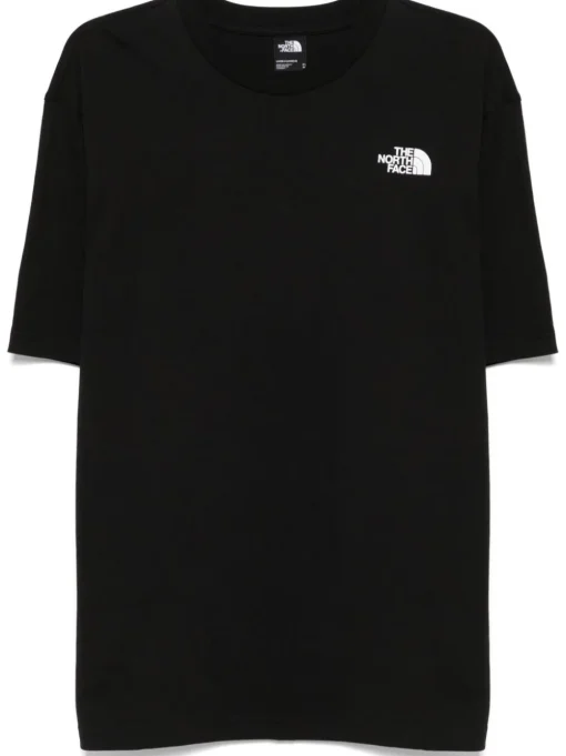 The North Face Uomo T-shirt Nero Stampa Moschettoni