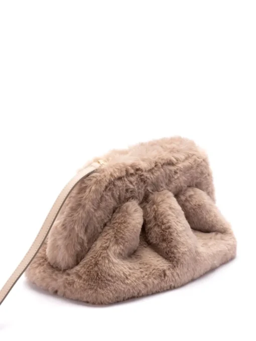 Themoire Borsa Marrone Donna Tia Fur
