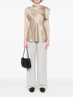 Theory Pantalone Platino Donna