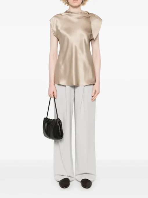 Theory Pantalone Platino Donna