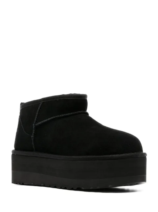 Ugg Scarpe Nero Donna Stivali Classic Ultra Mini