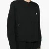 Y-3 Giubbotto Nero Uomo Stampa Logo