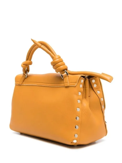 Zanellato Borsa Arancione Donna Postina Heritage Vela Luxethic