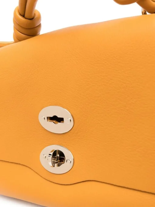 Zanellato Borsa Arancione Donna Postina Heritage Vela Luxethic