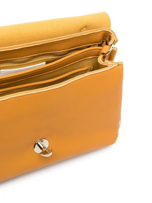 Zanellato Borsa Arancione Donna Postina Heritage Vela Luxethic