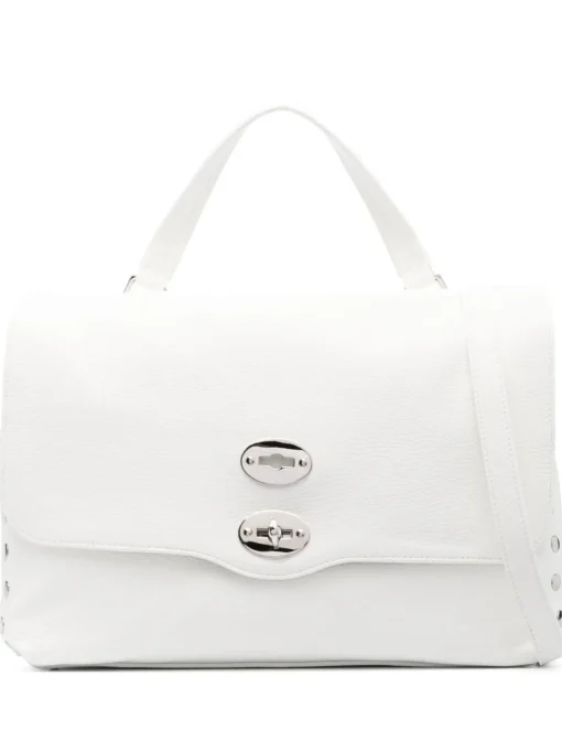 Zanellato Borsa Bianco Donna Postina Daily Giorno Medium