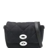 Zanellato Borsa Blu Donna Postina Denim Padded Small