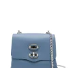 Zanellato Borsa Blu Donna Postina Amar Baby