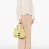 Zanellato Borsa Verde Donna Postina Piuma Knot S